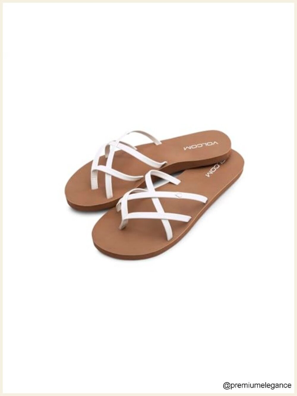 Criss Cross Strappy Flip Flop Sandals With Arch Support
